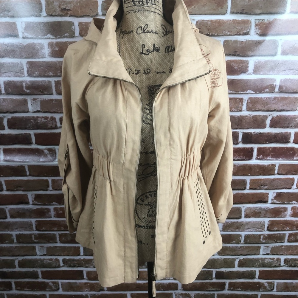 Black Label Pink hooded jacket